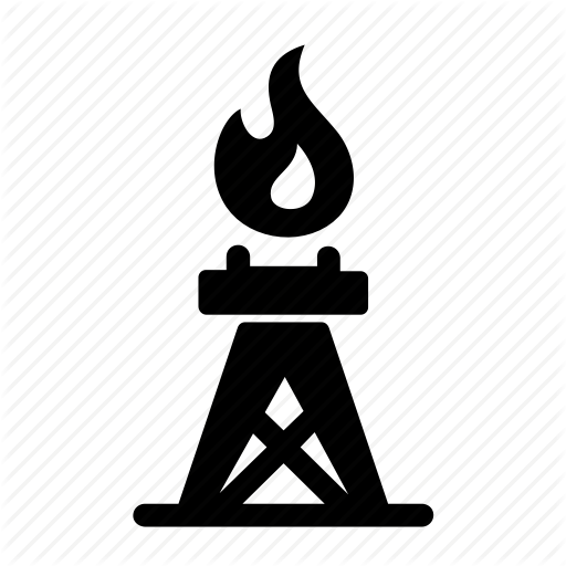 Fossil Fuel, Gas, Industry, Oil, Oil Rig, Platform, Power Icon