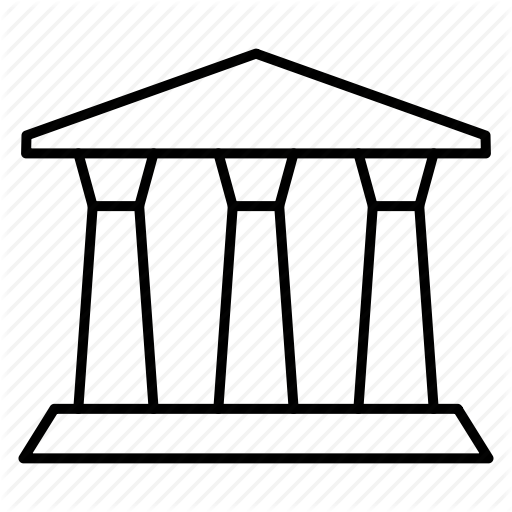 Bank, Company, Foundation, Institution Icon