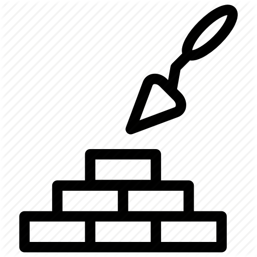 Brick, Builder, Construction, Foundation, Home, House, Repair Icon