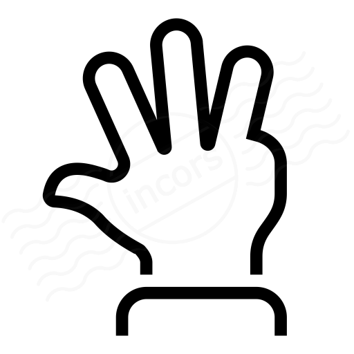 Iconexperience I Collection Hand Four Icon