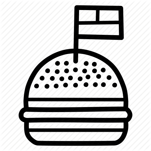 American, Burger, Celebration, Flag, Hamburger, Independence Day