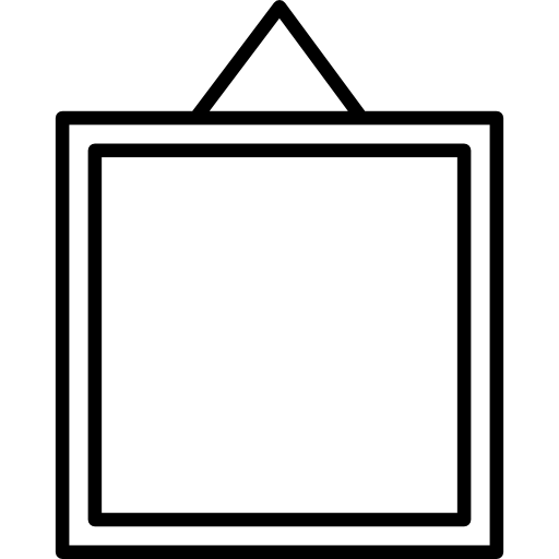 Square Museum Art Frame Icons Free Download