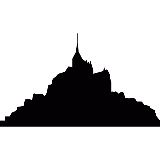 Monte Saint Michel In France Icons Free Download