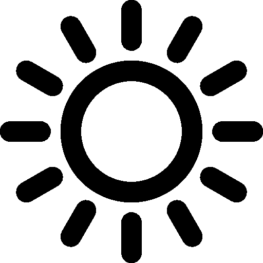 Weather Sun Icon Windows Iconset