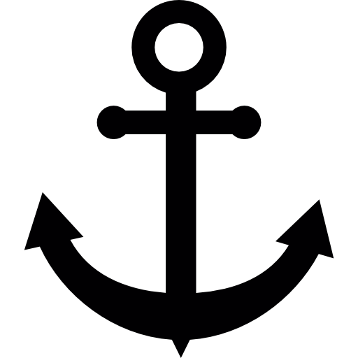 Anchor Black Shape Icons Free Download