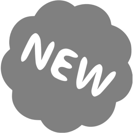 Gray New Badge Icon