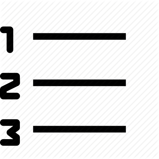 Bullet, Content, List, Number, Order, Point Icon