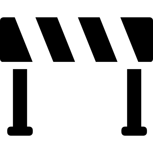 Construction Barrier Icons Free Download