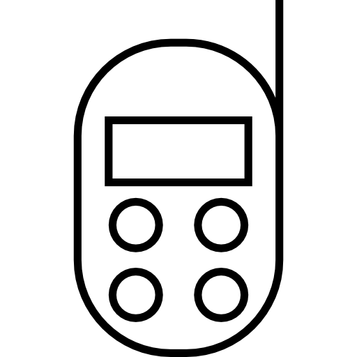 Phone Outlined Rounded Symbol Of Contact Icons Free Download