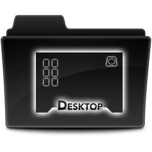 Desktop Icons, Free Icons In Black Elegant