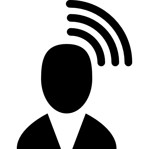 Profile User With Rss Feed Symbol Icons Free Download