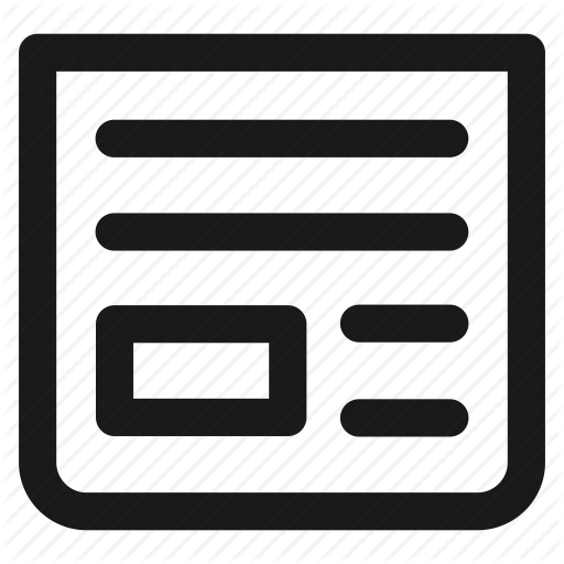 Breaking, Daily, Feed, Information, News, Newsfeed, Newspaper Icon