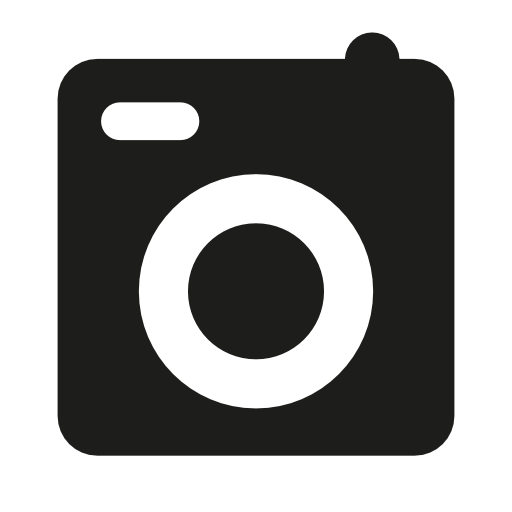 Photo Camera Of Square Shape Free Vector Icons Designed