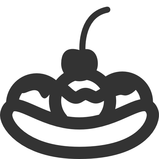 Banana Split, Food Icon Free Of Windows Icon