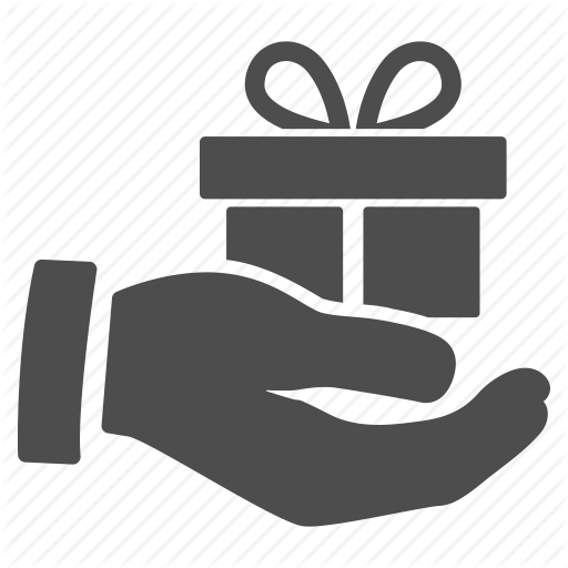 Award, Donation, Free Offer, Gift, Present, Prize, Product Icon