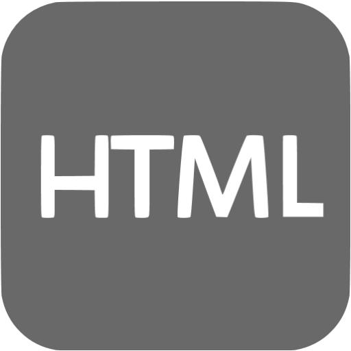 Dim Gray Html Icon
