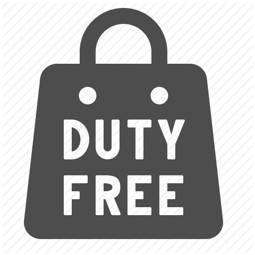 Airport, Duty Free, Shopping Bag, Tax Free Icon