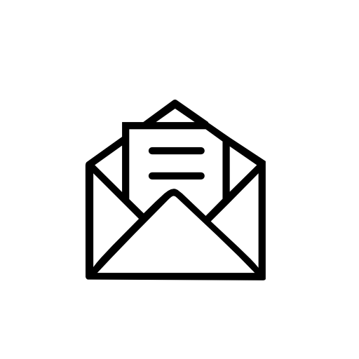 Open Envelope With Letter Free Vector Icons Designed