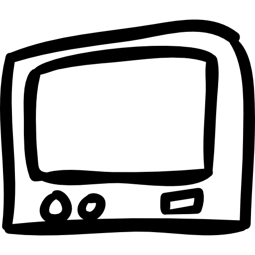 Television Handmade Symbol Icons Free Download