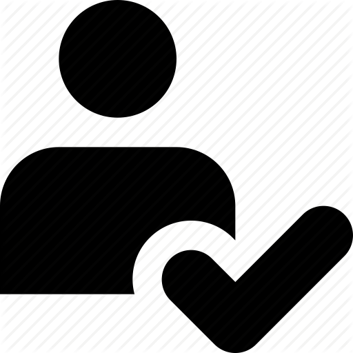 Assign, Check, Person, Trust, Validate Icon