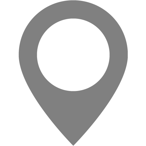 Gray Map Marker Icon