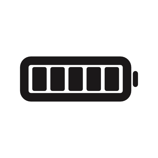 Full Battery Charge Status Interface Symbol Free Vector Icons