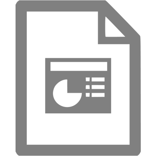 Gray Powerpoint Icon