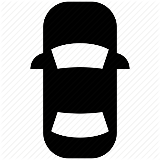 Car, Parking, Sedan, Top View, Vehicle Icon