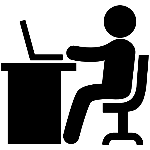 Working With Laptop Free Vector Icons Designed