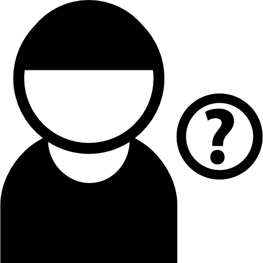 User, With, Question, Mark, Round, Button Icon Free Of User