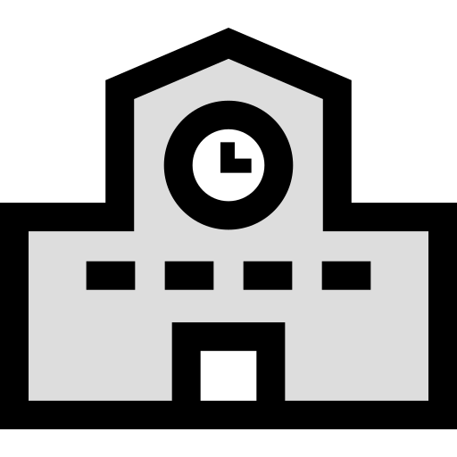 Campus, School, Building, Front Icon Free Of Education Free!