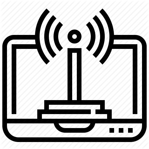 Antenna, Free, Laptop, Notebook, Service, Wifi Icon