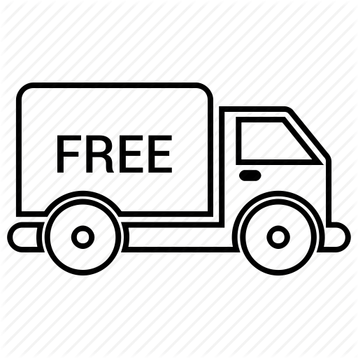 Courier, Delivery, Express, Fast, Free, Shipping, Truck Icon