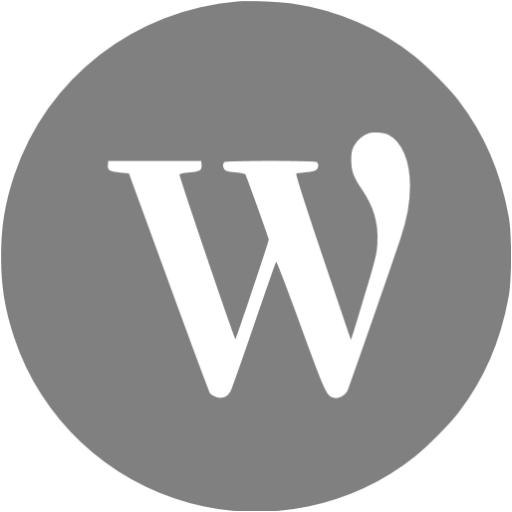 Gray Wordpress Icon