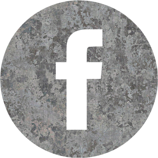 Eroded Metal Facebook Icon