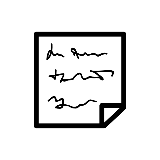 A Note With Text Free Vector Icons Designed