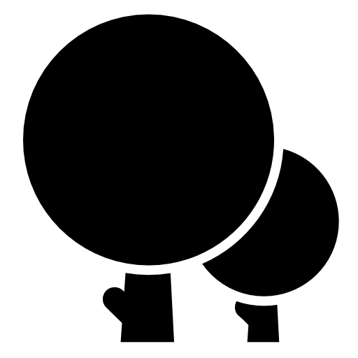 Two Round Tree Icon Download Free Icons