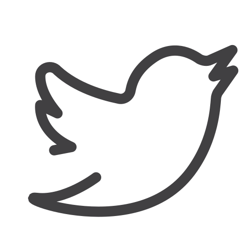Twitter Icon Free Of Line Drawn Social Media Icons