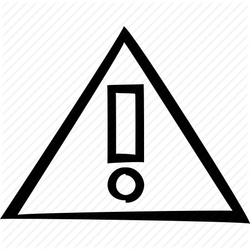 Alert, Attention, Danger, Error, Warning Icon