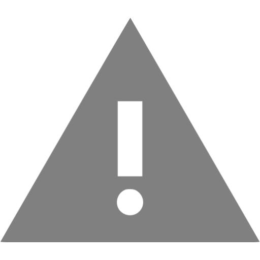 Gray Warning Icon