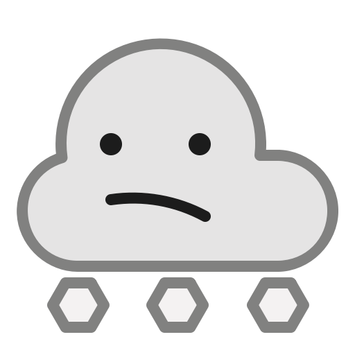 Coud, Emoticon, Smiley, Snow, Weather Icon