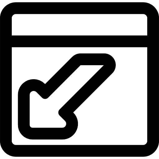 Login Web Button Outline Icons Free Download