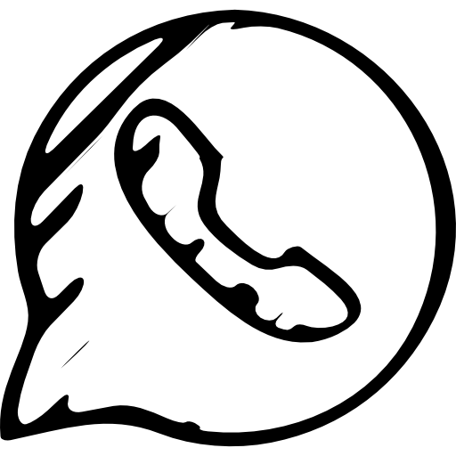 Whatsapp Sketched Logo Outline