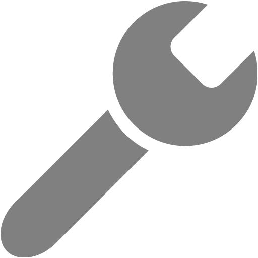 Gray Wrench Icon