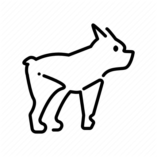 Bull, Bulldog, Cartoon, Dog, English, French, Halloween Icon