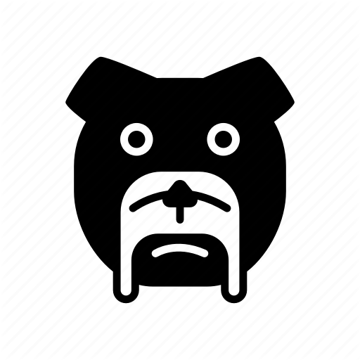 Bulldog, Cartoon, Dog, French, Halloween, Pumpkin, Sticker Icon