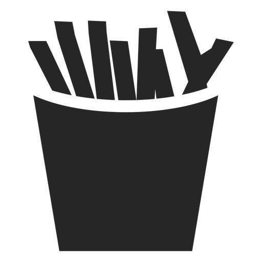 French Fries Box Flat Icon