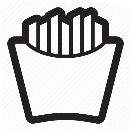 Fast Food, Food, French, Fries, Lunch Icon