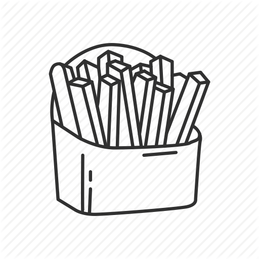 Eat, Fastfood, Food, French Fries, Fries, Potato, Snack Icon