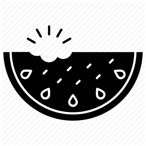 Fresh, Red, Seeds, Slice, Watermelon Icon